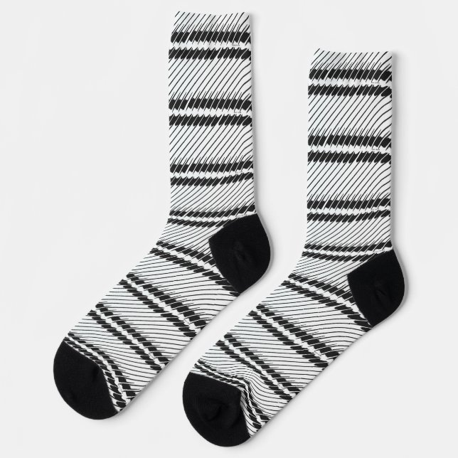 Calcetines Zócalos premium sostenibles geo Z (Izquierda)
