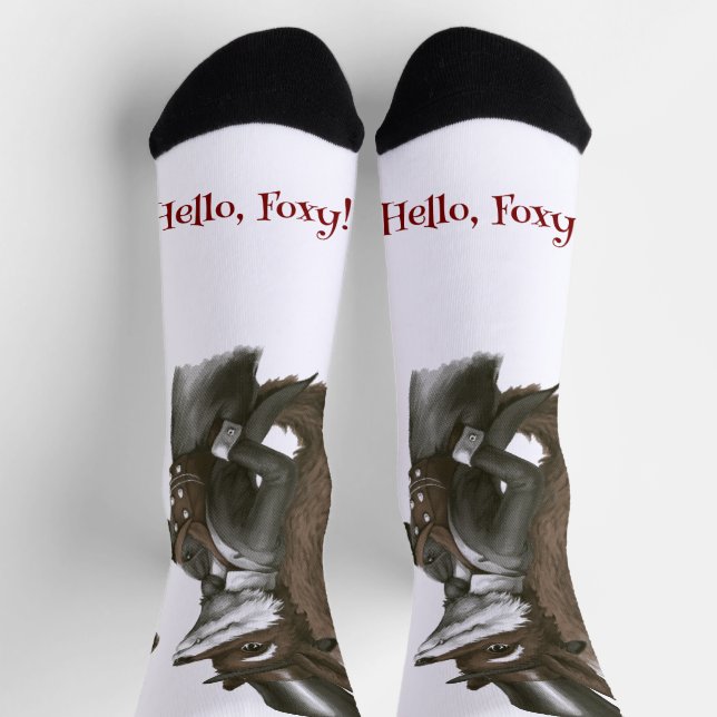 Calcetines Zorro Astuto (Arriba)
