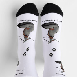 Calcetines Zorro de la isla zarpa con patas