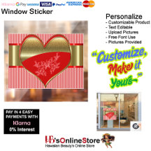 Calcomanía adhesiva para ventana Cajas de negocios