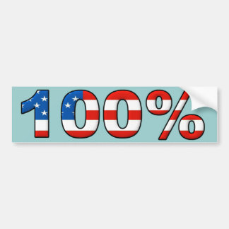 Calcomanía Americana 100%