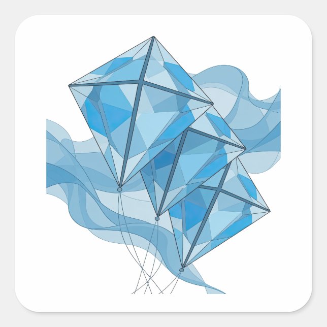 Calcomanía artesanal Custom Blue BLUE CRYSTAL SKYF (Anverso)