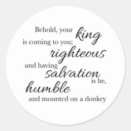 Calcomanía Behold Your King