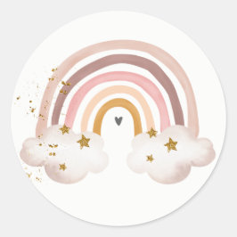 Calcomanía Boho Arcoíris Tonos Tierra Pastel