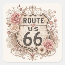 Calcomanía Boho Shabby Chic Mother Road