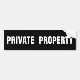 CALCOMANÍA BRILLANTE PROPIEDAD PRIVADA