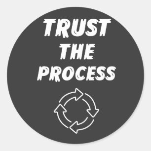 Calcomanía Confía en el Proceso – Minimalista Moti