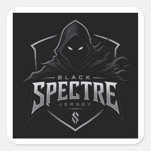 Calcomanía cuadrada de Black Spectre Gaming