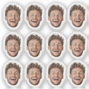Calcomanía de 12 caras personalizadas – Foto diver