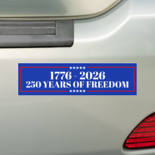 Calcomanía de 250 años de libertad EE. UU. 1776–
