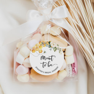 Calcomanía de abeja destinada a ser. Ducha de novi