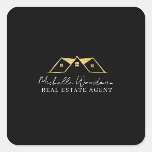 Calcomanía de Agente Inmobiliario Personalizada