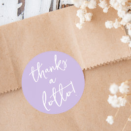 Calcomanía de agradecimiento púrpura Lotto Favorit