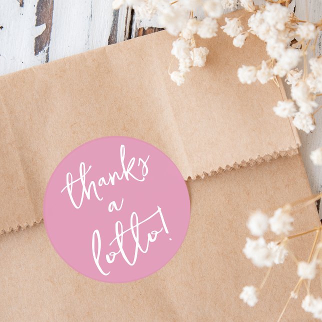 Calcomanía de agradecimiento rosa Lotto Favorito d (Subido por el creador)