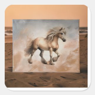 Calcomanía de alas de caballo