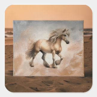 Calcomanía de alas de caballo