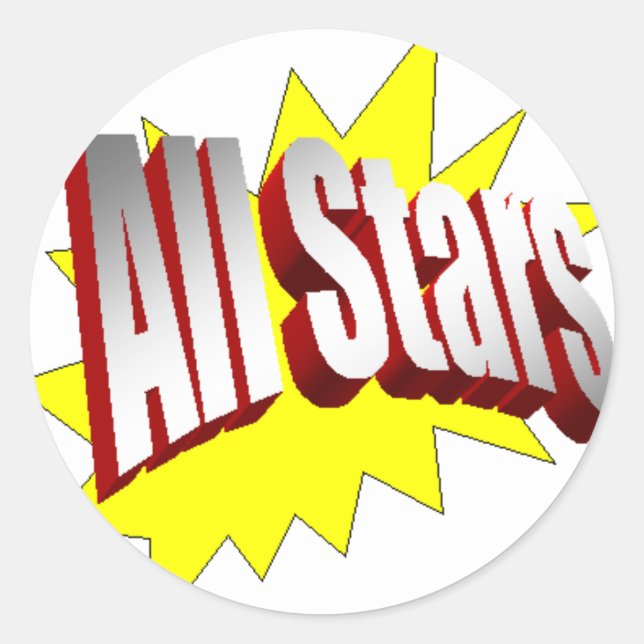 Calcomanía de All Stars (Anverso)