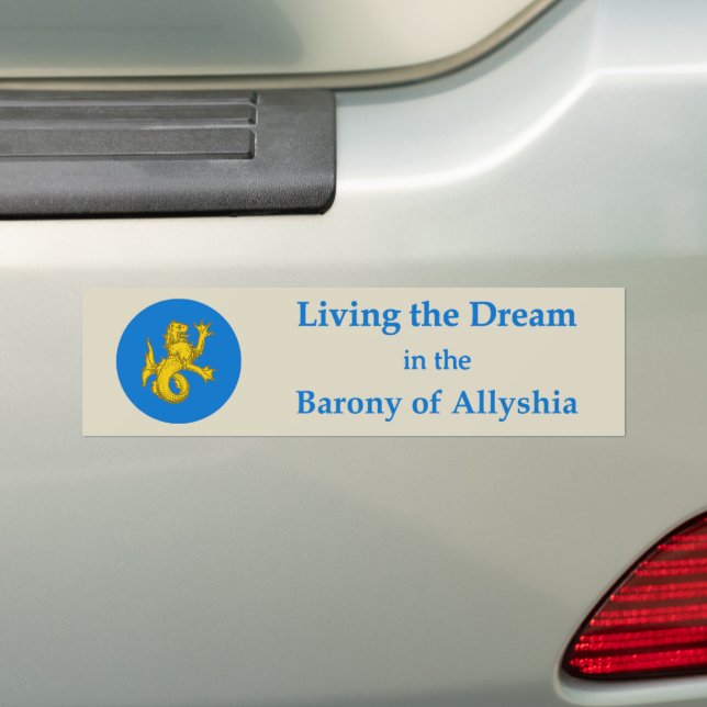 Calcomanía de Allyshia de la SCA (en coche)