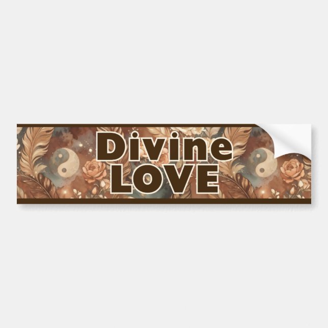 Calcomanía de Amor Divino (Frente)