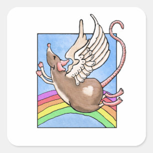 Calcomanía de Ángel de Rata