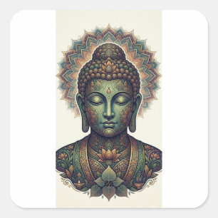 Calcomanía de Arte Antiguo Bammi Lipi - Raja Asoka