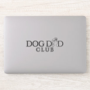 Calcomanía de arte de línea minimalista del Club P