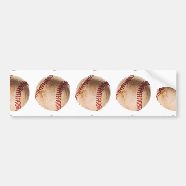 Calcomanía de arte moderno único de béisbol (Frente)