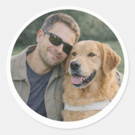 Calcomanía de Asociación de Perro Guía Retriever D