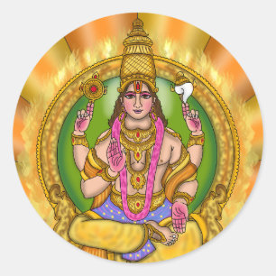 Calcomanía de astrología del Señor Sol (Surya)