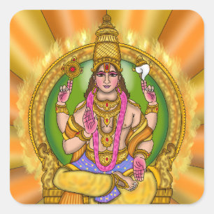 Calcomanía de astrología del Señor Sol (Surya)