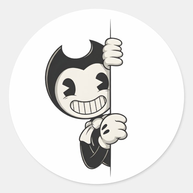 Calcomanía de Bendy | Calcomanía de vinilo de Bend (Anverso)