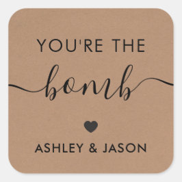 Calcomanía de bomba de baño, Kraft