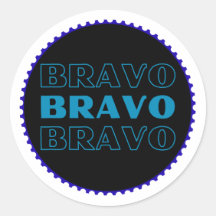 Calcomanía de Bravo – Calcomanía de Recompensa de