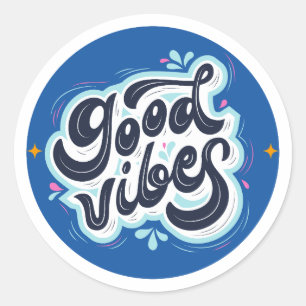 Calcomanía de Buenas Vibraciones – Motivación Esté