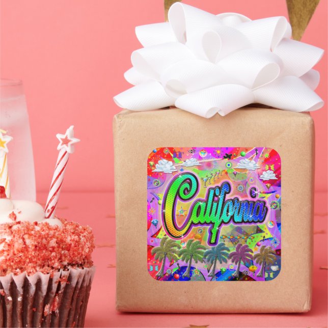 Calcomanía de California Vista Express (Fiesta)