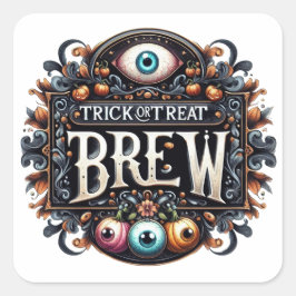 Calcomanía de cerveza Trick or Treat