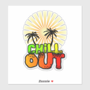 Calcomanía de Chill Out