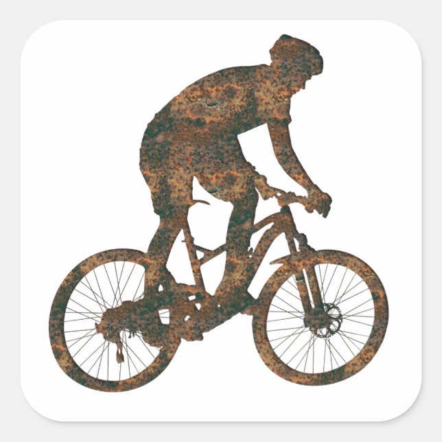 Calcomanía de ciclista Rost (Anverso)