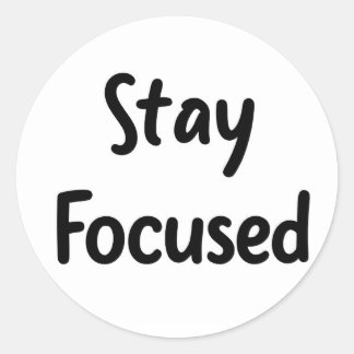 Calcomanía de cita motivacional minimalista Mantén