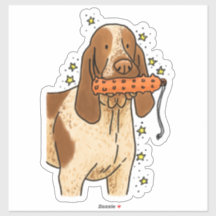 Calcomanía de coche de caza Bracco Italiano