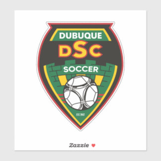 Calcomanía de coche del Dubuque Soccer Club