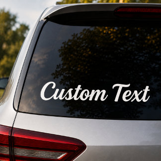 Calcomanía de coche personalizada - Calcomanía de