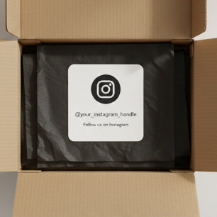 Calcomanía de código QR de Instagram   Seguir en r