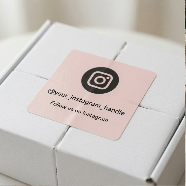 Calcomanía de código QR de Instagram | Síguenos pe (Subido por el creador)