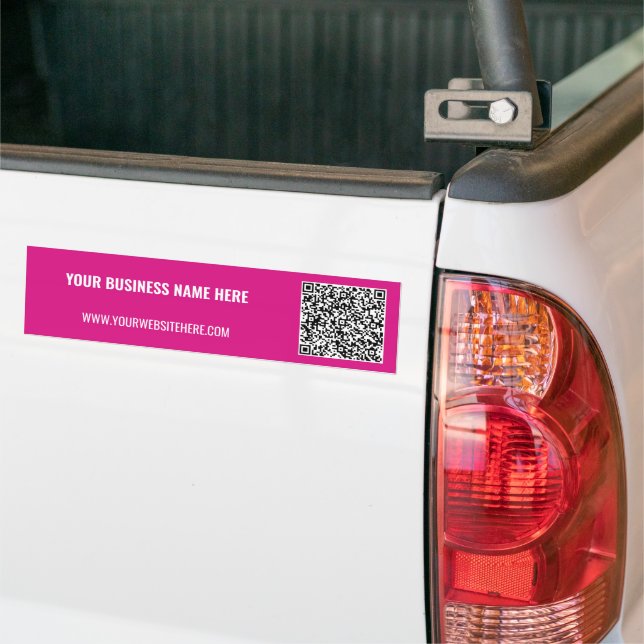 Calcomanía de código QR promocional para tu negoci (En Camión)