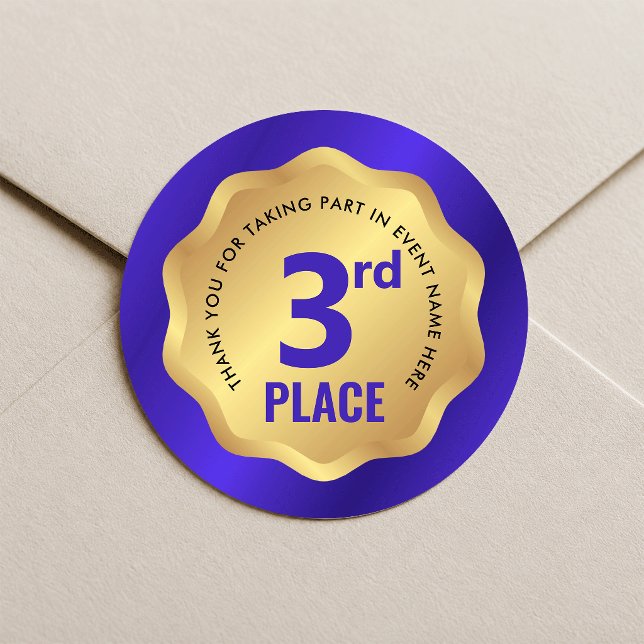 Calcomanía de competencia de medalla de 3er lugar  (Subido por el creador)