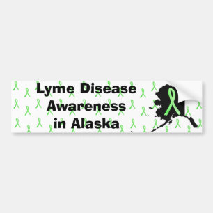 Calcomanía de Conciencia de la Enfermedad de Lyme