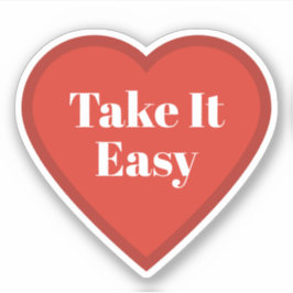 Calcomanía de corazón para resolverlo - Calcomanía