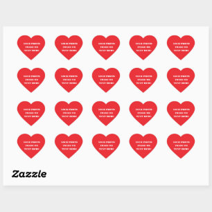 Calcomanía de corazón personalizada: diseños de Na