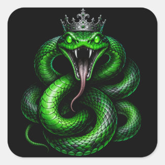 Calcomanía de Corona de Cobra Rey